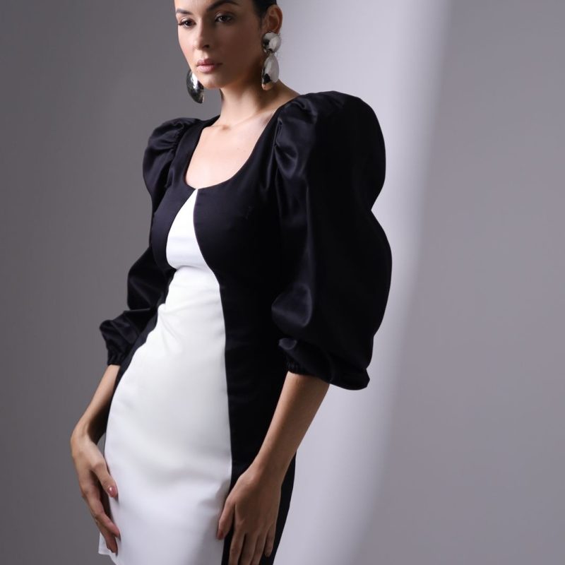 Vestido Glam Bicolor